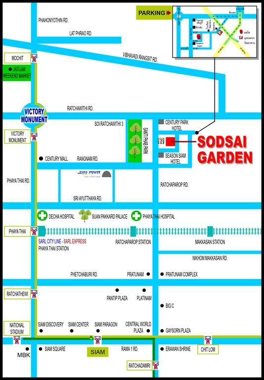 Sodsai Garden Aparthotel Bangkok Rum bild